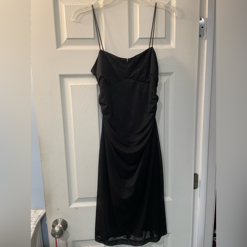 City Triangles Little Black Shimmer, Glittery Formal Dress
